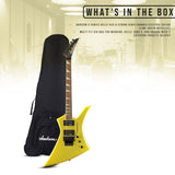 Jackson X Series Kelly KEX Lime Green Metallic Guitar and Black Gig Bag Bundle