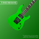 Jackson JS Series Dinky Minion JS1X 6 String Neon Green Electric Guitar Bundle