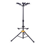 Hercules AGS Triple Guitar Stand Foldable Backrest with Height Adjustment Clutch