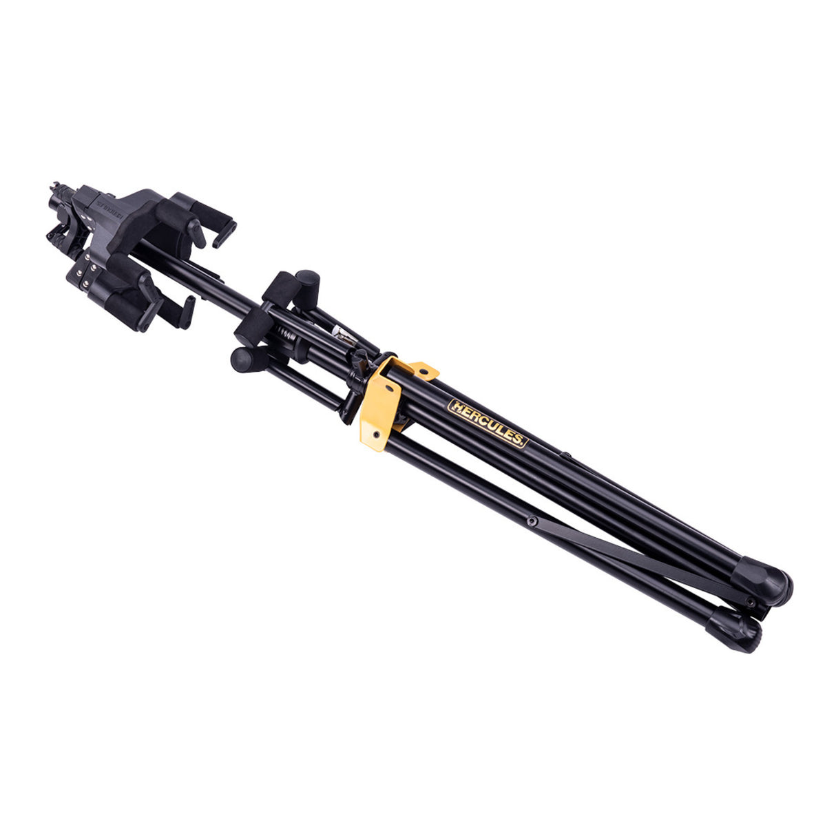 Hercules AGS Triple Guitar Stand Foldable Backrest with Height Adjustment Clutch