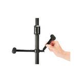 Hercules GS422B PLUS, Duo Guitar Stand, Foldable AutoGrip with Backrest (Black)