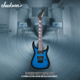 Jackson JS Series Dinky Minion JS1X 6 String Metallic Blue Burst Guitar Bundle