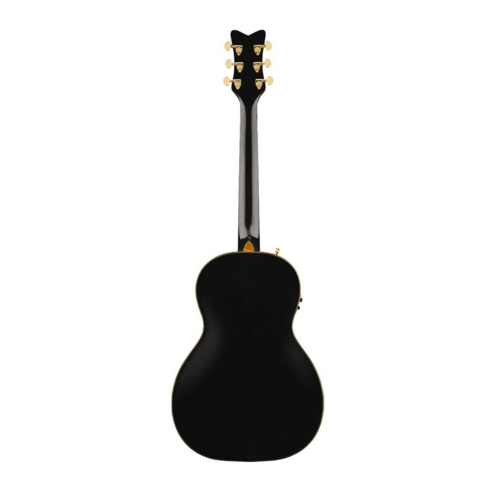 Gretsch G5021E Rancher Penguin Parlor 6 String Black Acoustic Electric Guitar