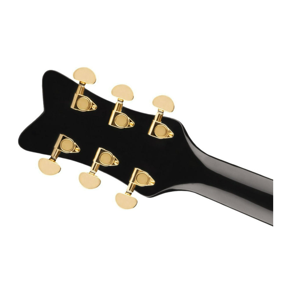 Gretsch G5021E Rancher Penguin Parlor 6 String Black Acoustic Electric Guitar