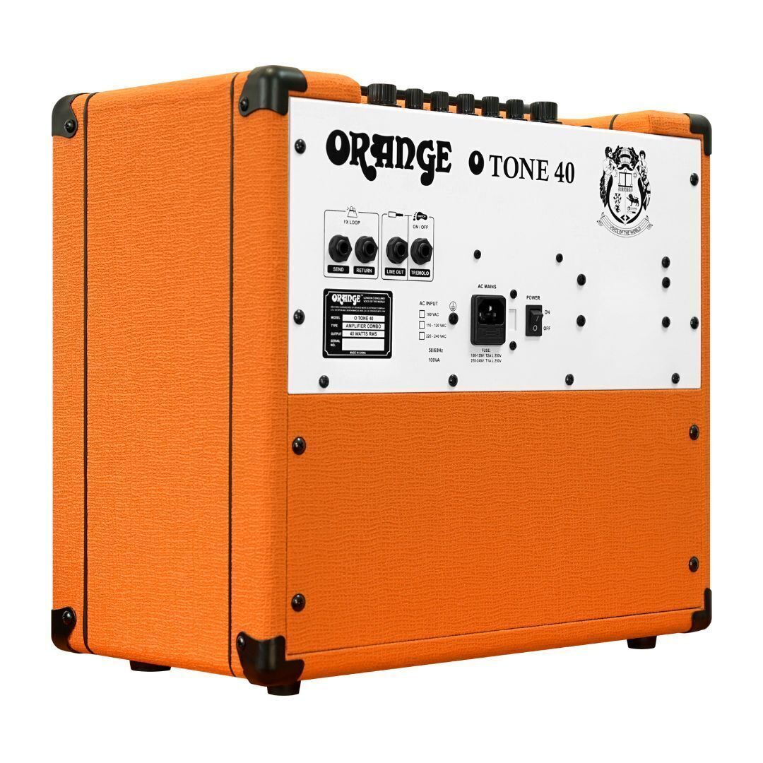 Orange O Tone 40 Class A and B Solid State Combo Amplifier and Cable Bundle