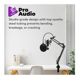 Samson Q2U Dynamic USB Mic with Shockmounts, Boom Arms, Pop Filters (3-pack)