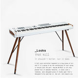 Arturia KeyLab 88 MkII 88 Key Keyboard Controller with Wooden Legs Bundle