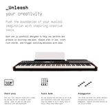 Arturia KeyLab 88 mk3 88 Key Weighted Black Keyboard Controller Bundle