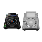 Pioneer DJ CDJ 3000 Professional DJ Black Multi Player and Cover Bundle