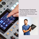 Zoom PodTrak P8 Podcasting Recorder with 1711 6 Case with Foam Interior Bundle