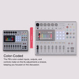 Zoom PodTrak P8 Podcasting Recorder with 1711 6 Case with Foam Interior Bundle