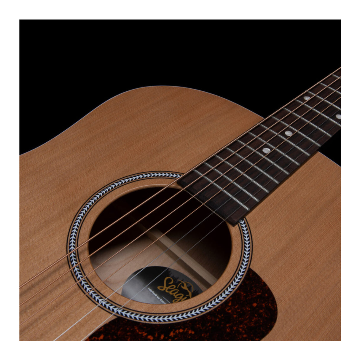 Seagull S6 Original SLIM Acoustic Guitar Dreadnought Solid Cedar Top (Natural)