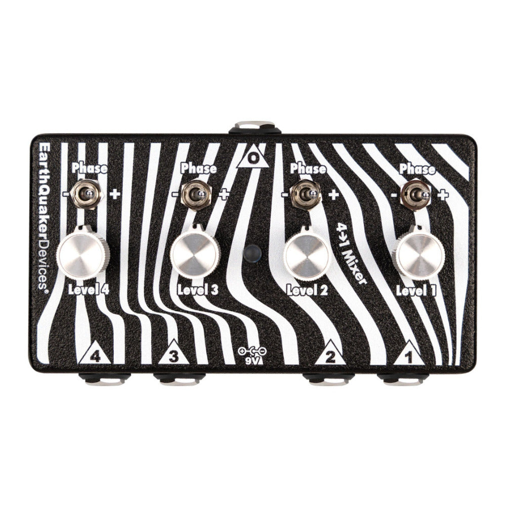 EarthQuaker Devices Four to One Mixer Compact 4-Channel Signal Mixer