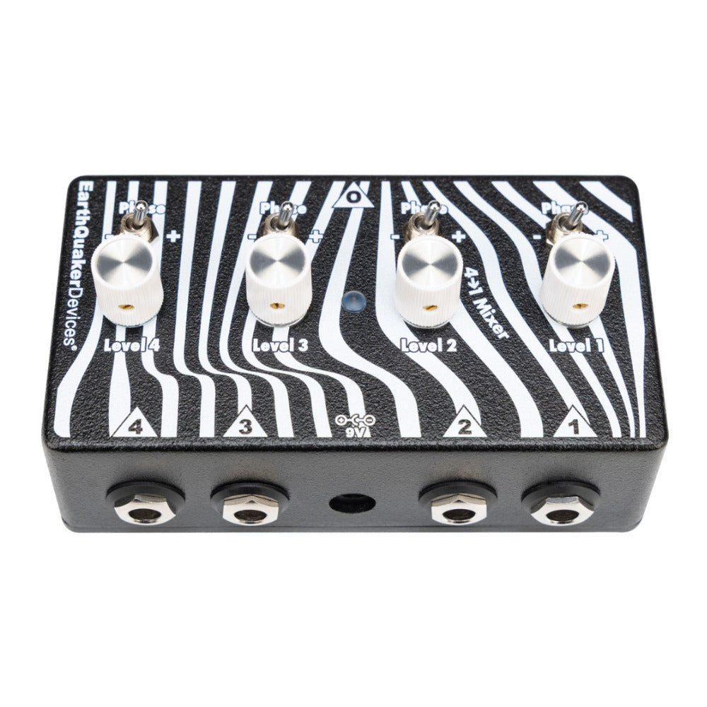 EarthQuaker Devices Four to One Mixer Compact 4-Channel Signal Mixer