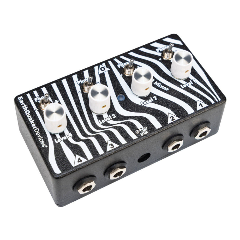 EarthQuaker Devices Four to One Mixer Compact 4-Channel Signal Mixer