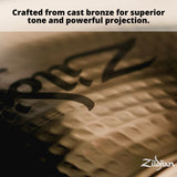 Zildjian A Series New Beat Hi Hats and Medium Thin Crash Cymbal Pack Bundle