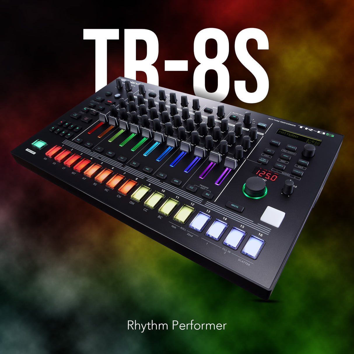 Roland TR 8S Rhythm Performer with 128 User Patterns and FM Sounds Bundle