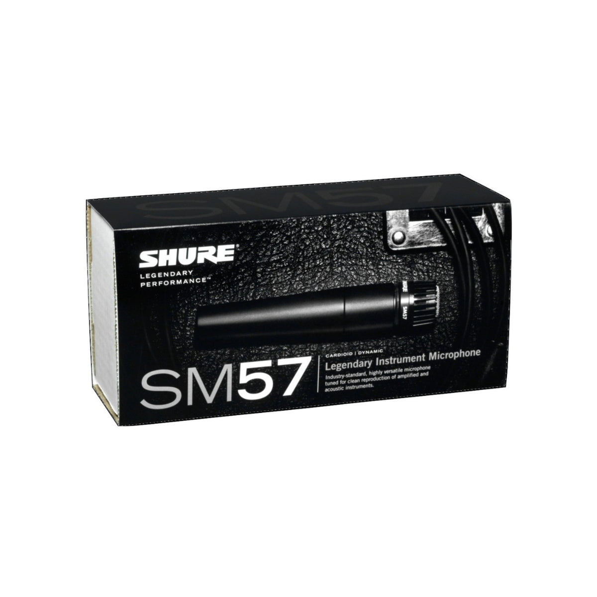 Shure SM57 Instrument Microphone with 2 x XLR Cables (Open Box)