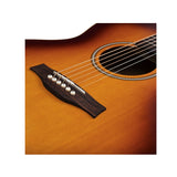 Seagull 6-String Entourage Mini Jumbo Acoustic Guitar (Rustic Burst Semi Gloss)