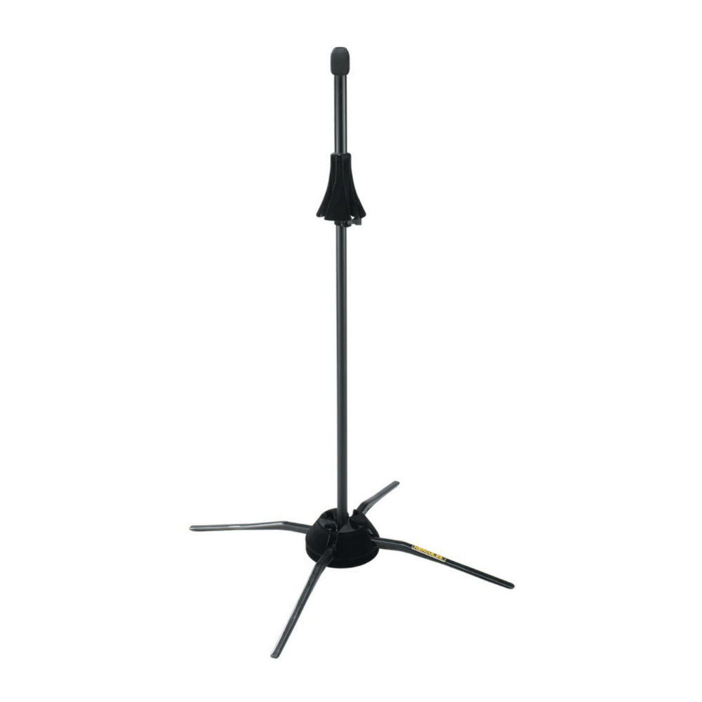 HERCULES DS420B TravLite Black Trombone Stand with Foldable Design
