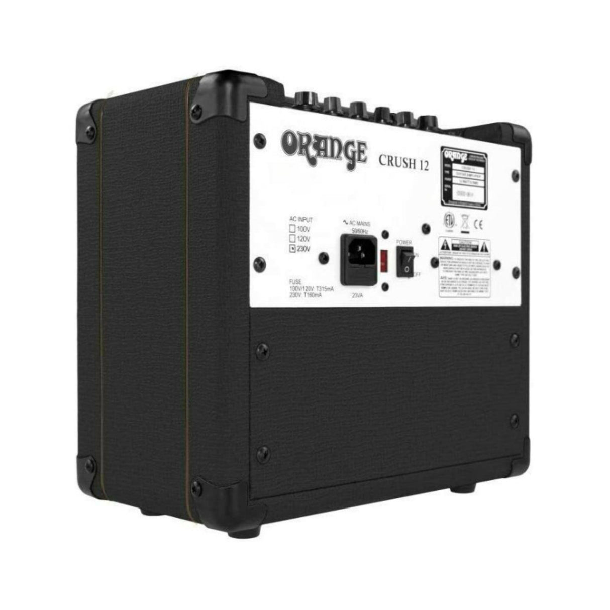 Orange Amplifiers Black Crush 12 and TS 10 Feet Guitar Cable Bundle