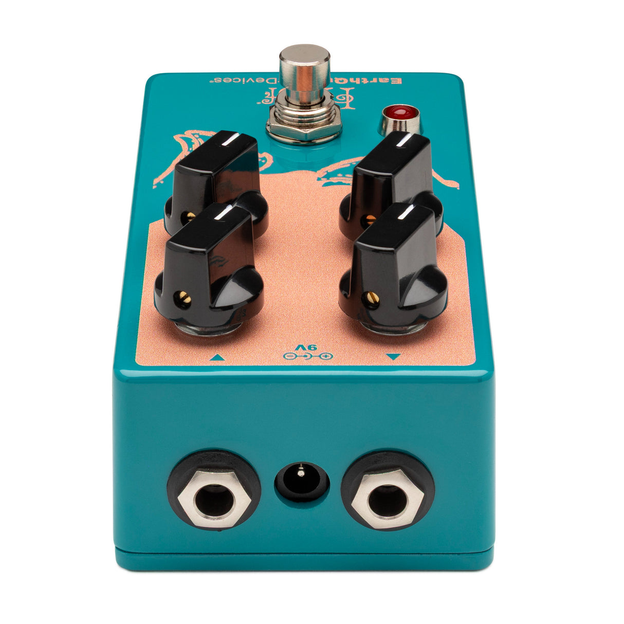 EarthQuaker Devices Hoof Hybrid Water Blue Fuzz Pedal with Shift Control