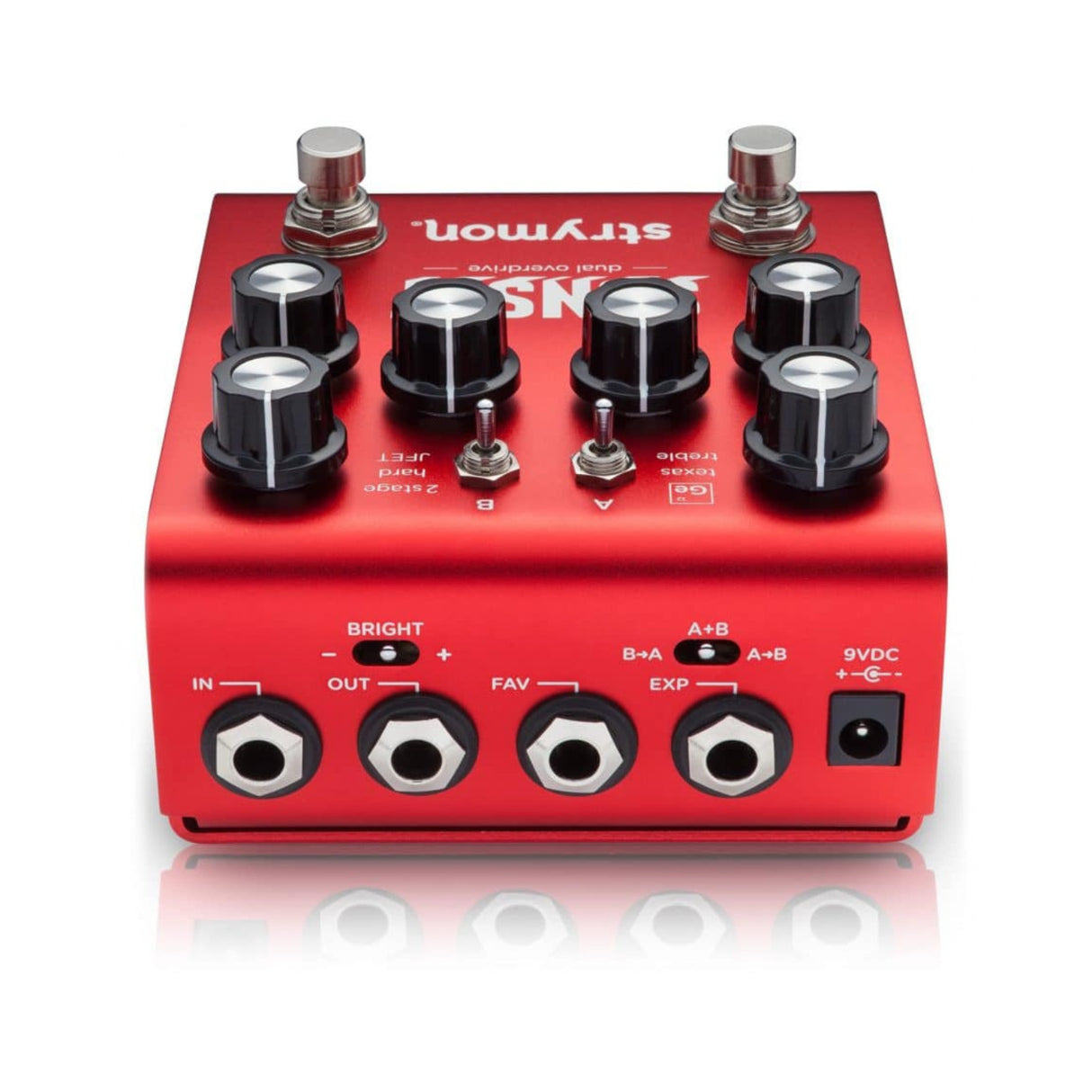 Sunset Dual Overdrive Pedal 6 Classic Analog with DSP Circuits