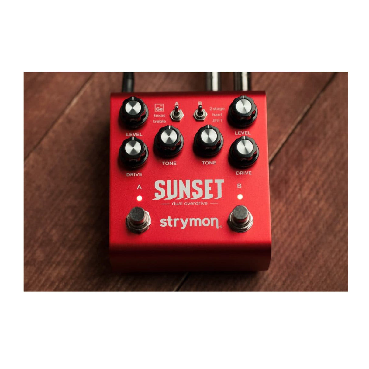 Sunset Dual Overdrive Pedal 6 Classic Analog with DSP Circuits