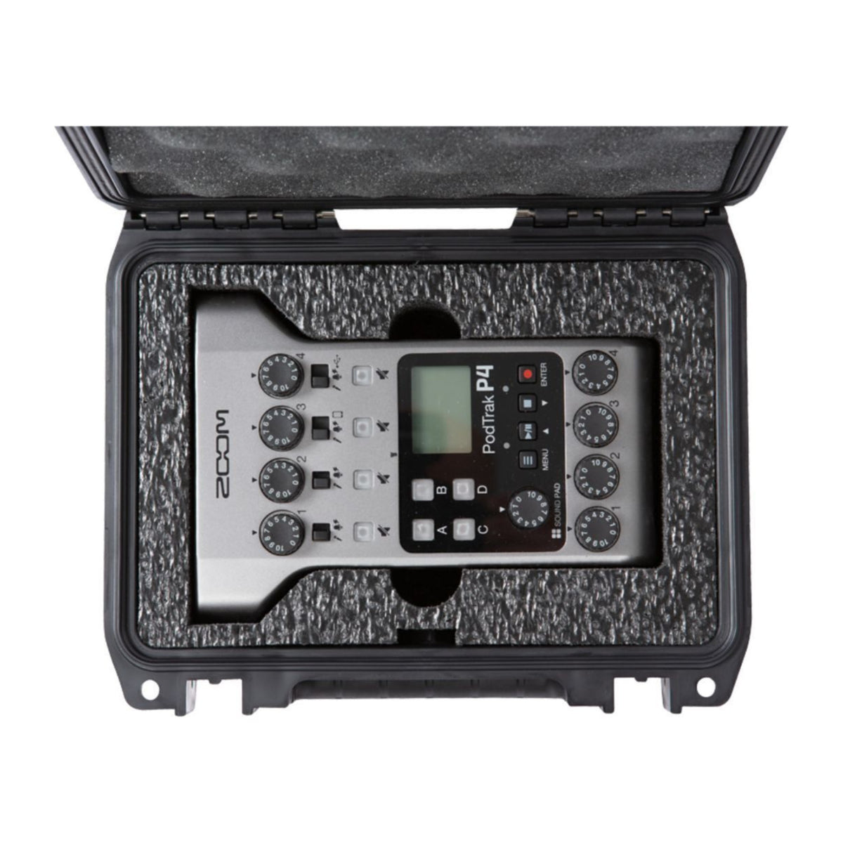 Zoom PodTrak P4 Recorder with SKB  iSeries 3i0705-3 Hardcase