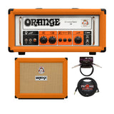 Orange Amps CS50 Custom Shop 50W Tube Amp Head with 2x12-Inch Open Back Cabinet