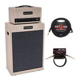 Blackstar St. James 50W Tube Amp Head (Fawn) with Blackstar Cabinet and Cables