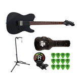 ESP LTD TE-201 Black Satin Guitar Bundle