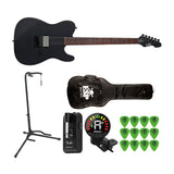 ESP LTD TE-201 Black Satin Guitar Bundle