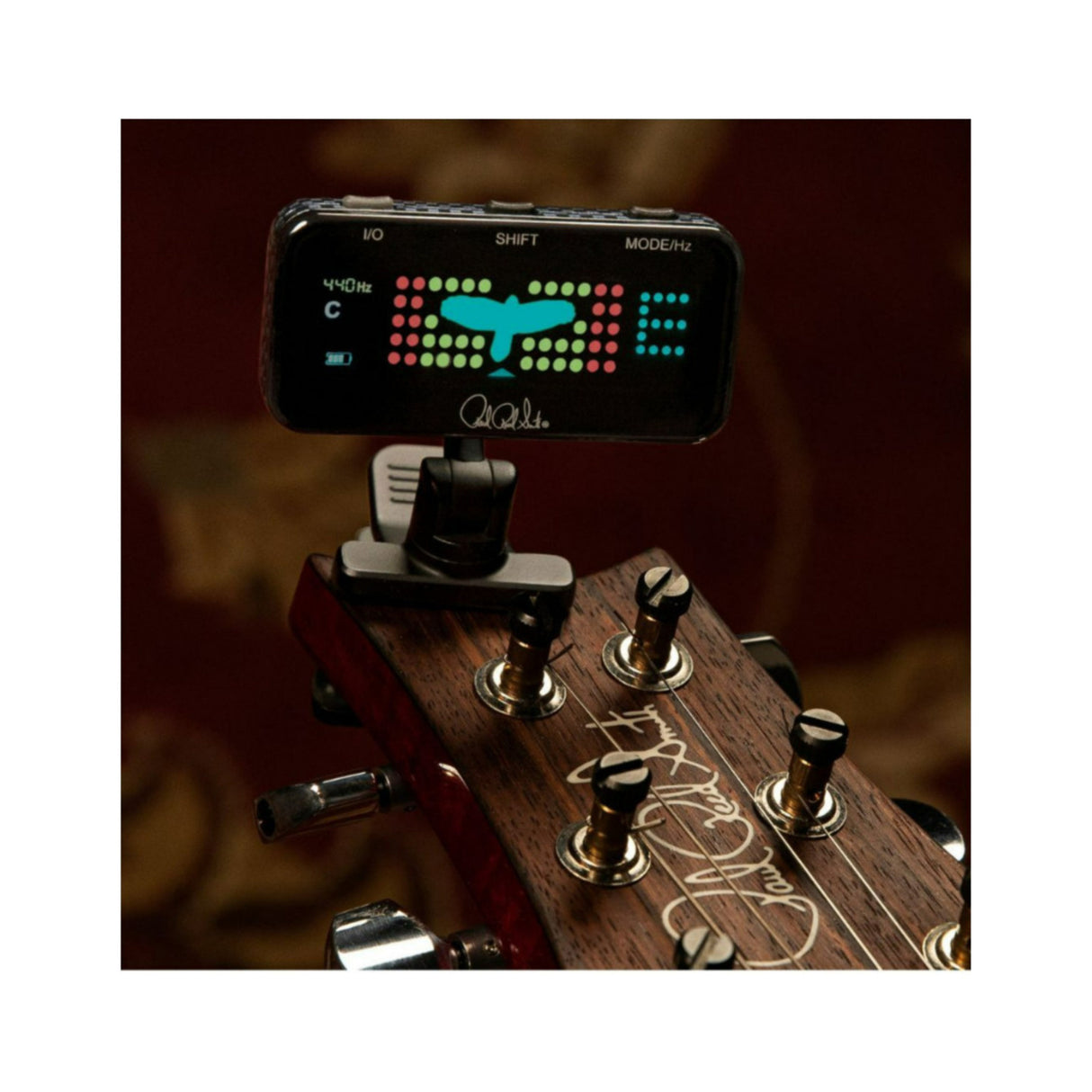 PRS Clip-On Tuner with Strap, Cleaning Kit, Guitar Hanger and Picks (11 Items)