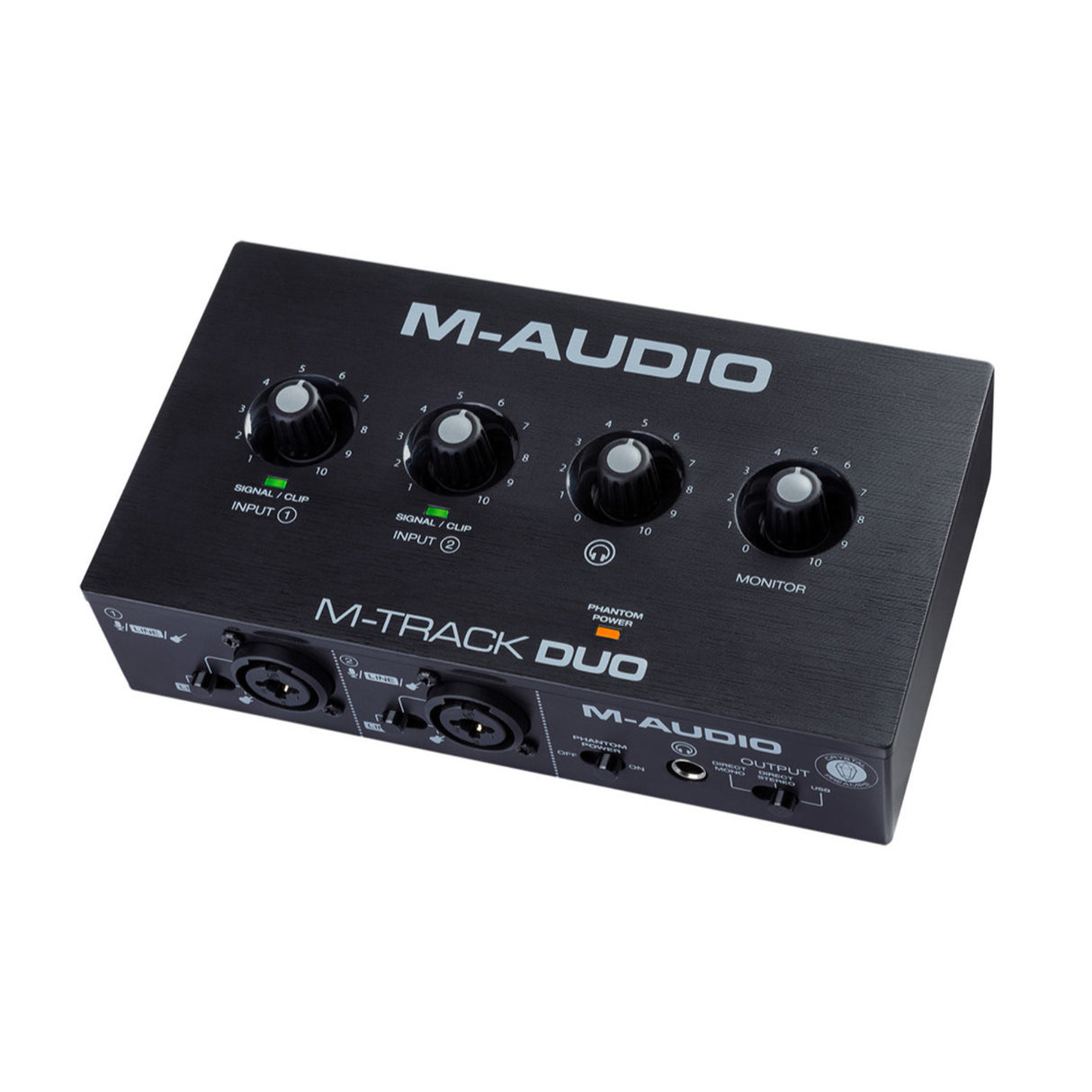 M-AUDIO M-TRACK DUO 2-Channel USB Audio Interface with 2 Crystal Preamps (48KHz)