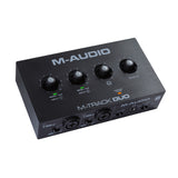 M-AUDIO M-TRACK DUO 2-Channel USB Audio Interface with 2 Crystal Preamps (48KHz)