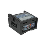 SKB Rolling 10U Top 4U Front Rear Rack Case with Wheels Locking Latches