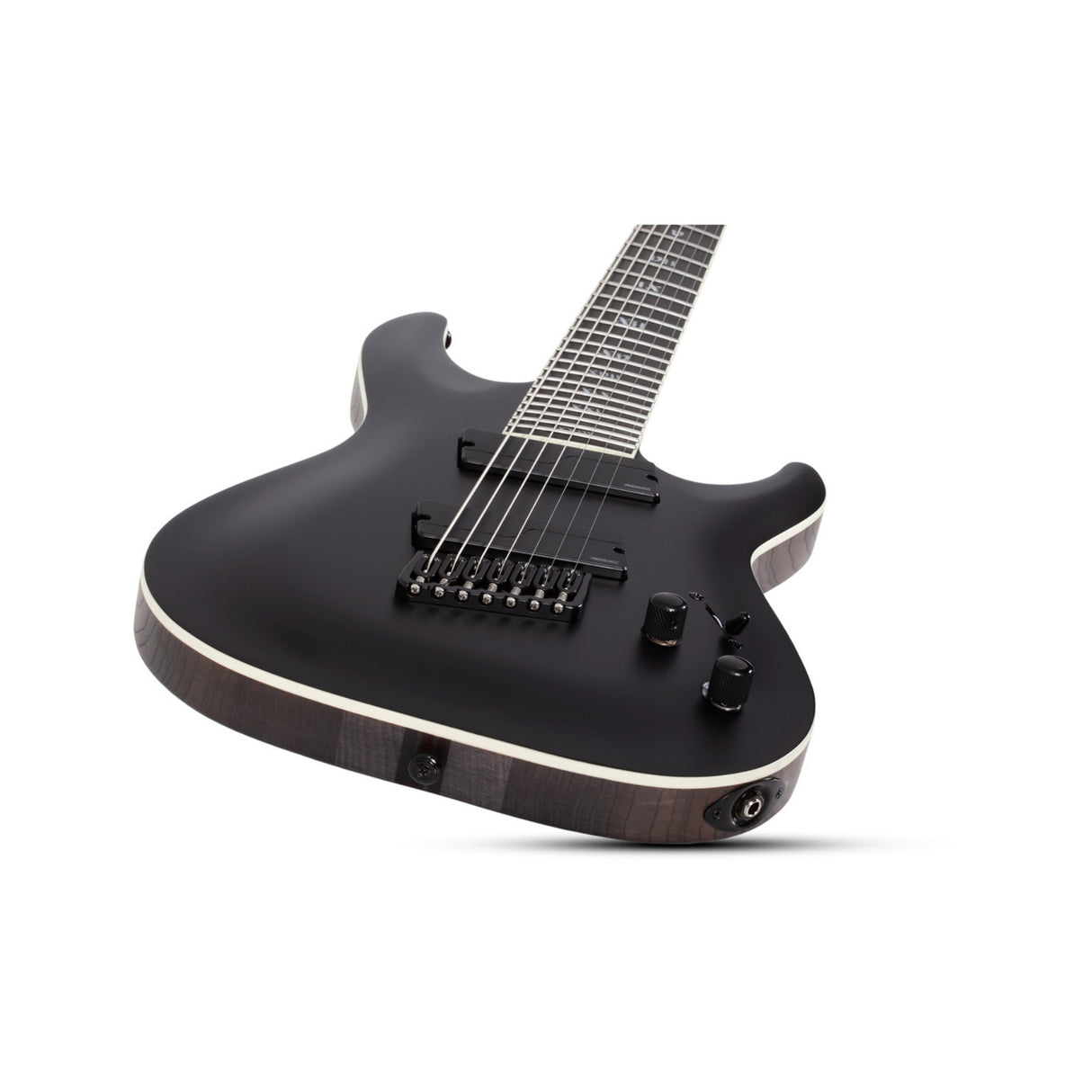 Schecter C-7 Multiscale SLS Elite Evil Twin 7-String Guitar (Satin Black)