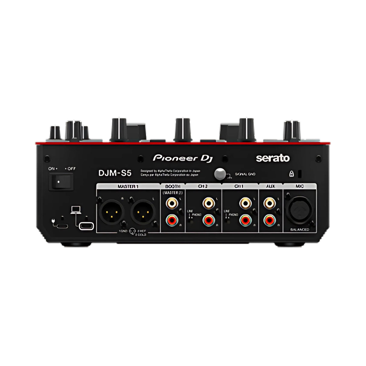 Pioneer DJ DJM-S5 2-Channel Mixer for Serato DJ Pro with MAGVEL FADER PRO