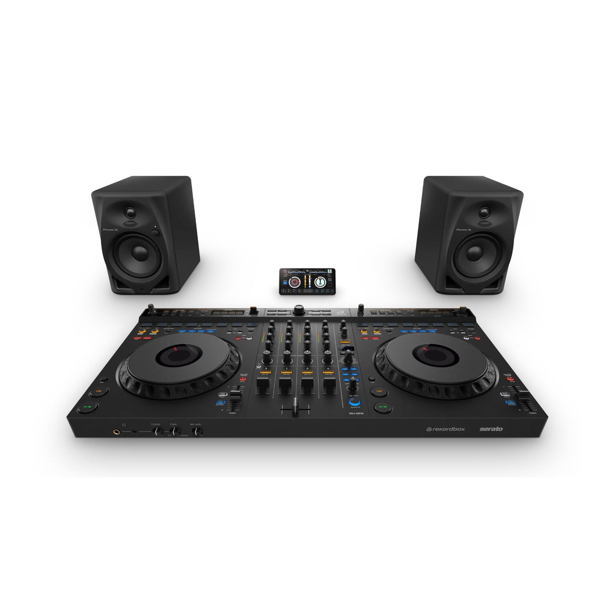 Pioneer DJ AlphaTheta DDJ-GRV6 4-Channel Performance DJ Controller (Matte Black)