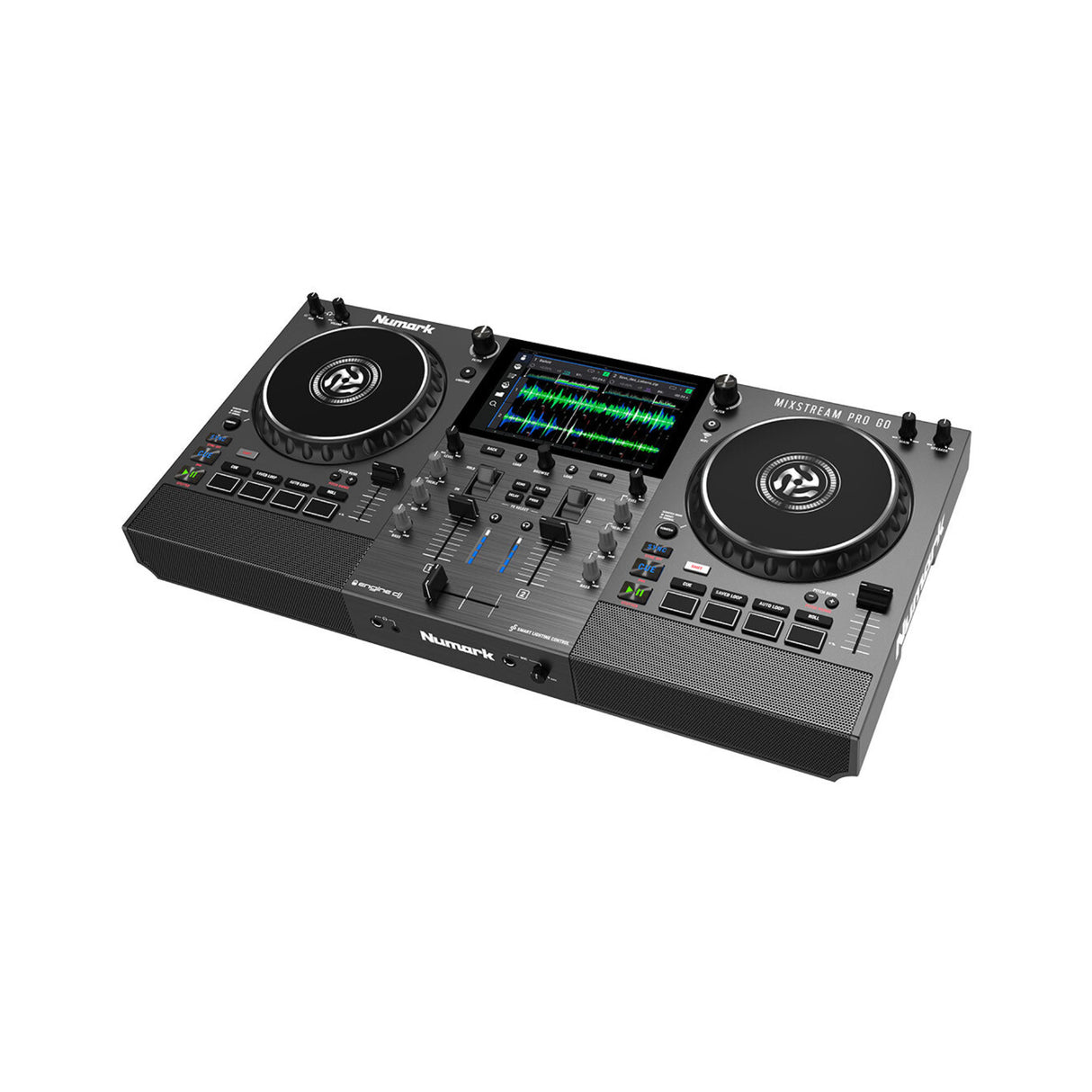 Numark Mixstream Pro Go Portable DJ Controller - Battery-Powered Standalone
