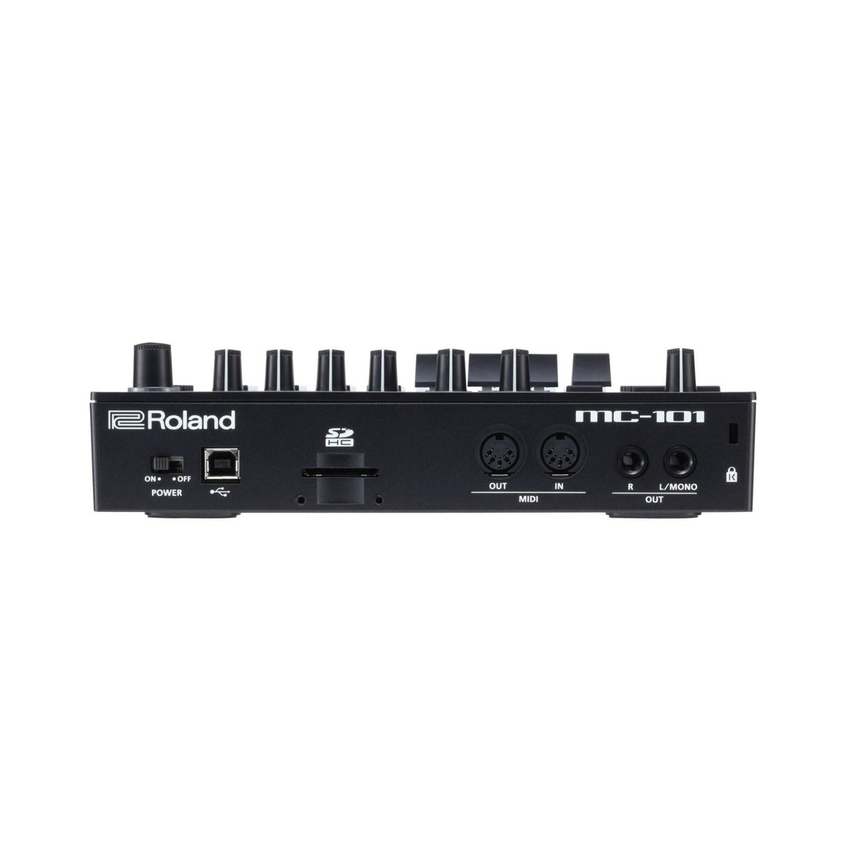 Roland MC-101 Compact Portable Four-Track with Decksaver Bundle (2 Items)