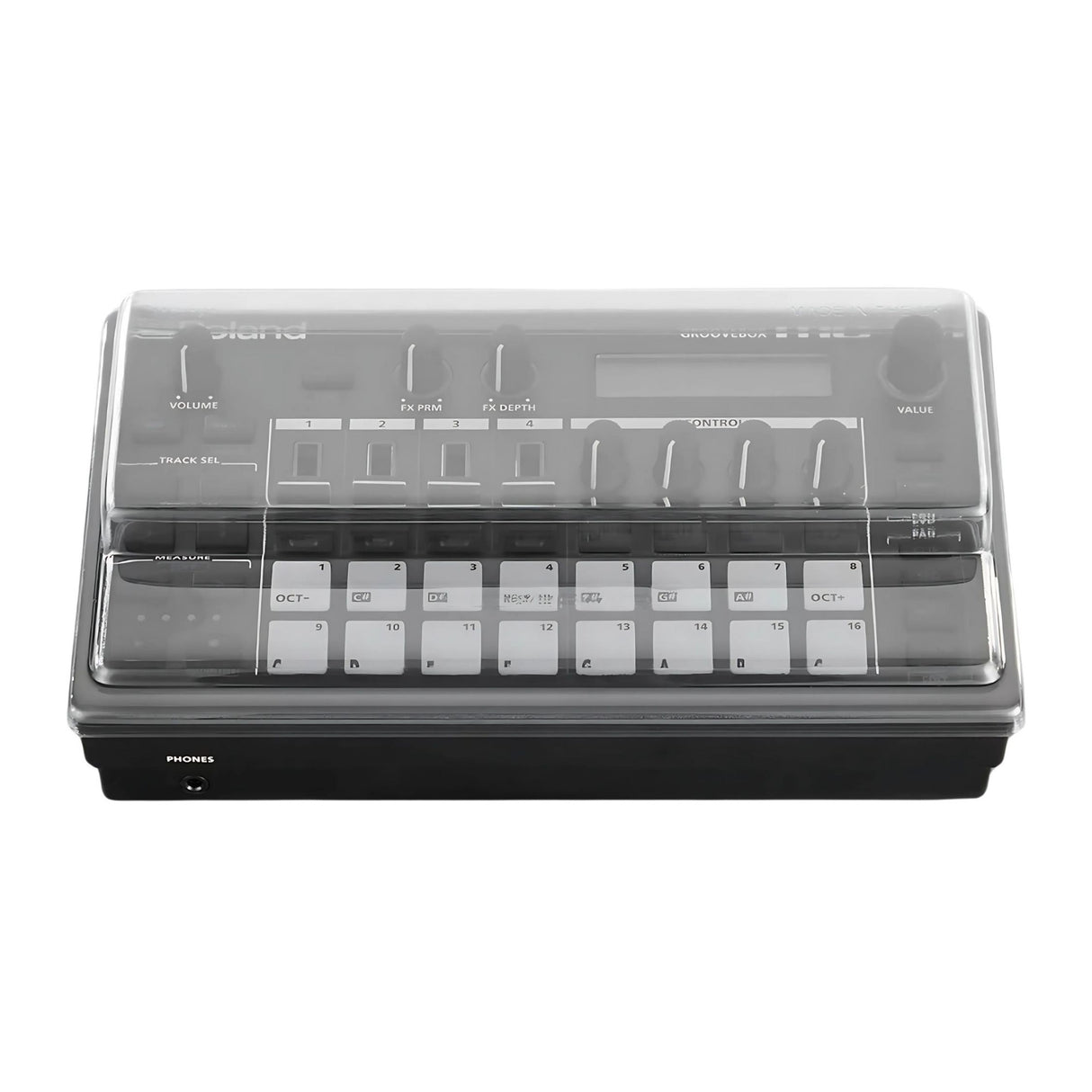 Roland MC-101 Compact Portable Four-Track with Decksaver Bundle (2 Items)