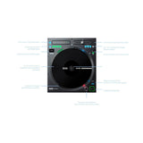 RANE DJ Twelve MKII 12 Inch Motorized Turntable with CTRL Case (2 Items)
