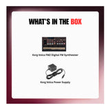 Korg Volca FM2 Digital FM Synthesizer Bundle with Power Supply (2 Items)