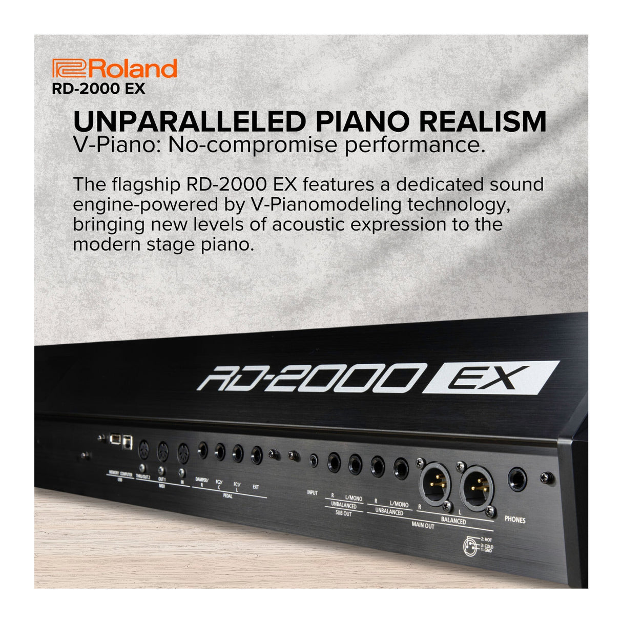 Roland RD-2000 EX 88-Key Digital Bundle with Workstation Essentials (4 items)
