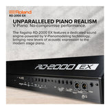 Roland RD-2000 EX 88-Key Digital Bundle with Workstation Essentials (4 items)