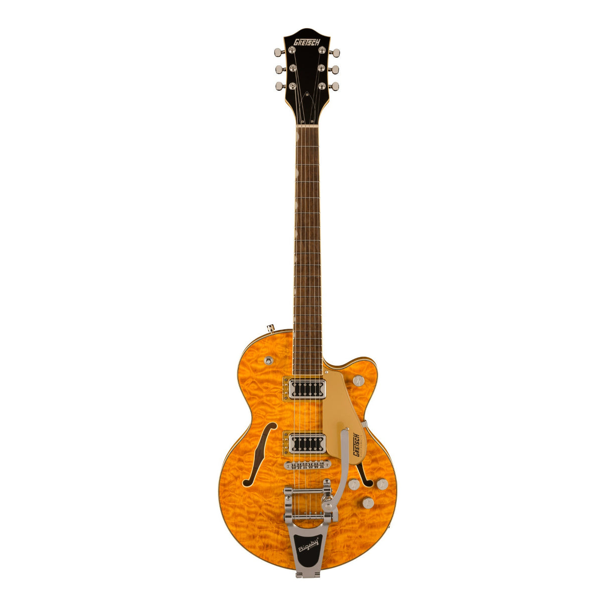 Gretsch G5655T-QM Electromatic Jr. Quilt Semi-Hollow Electric Guitar, Speyside