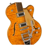 Gretsch G5655T-QM Electromatic Jr. Quilt Semi-Hollow Electric Guitar, Speyside