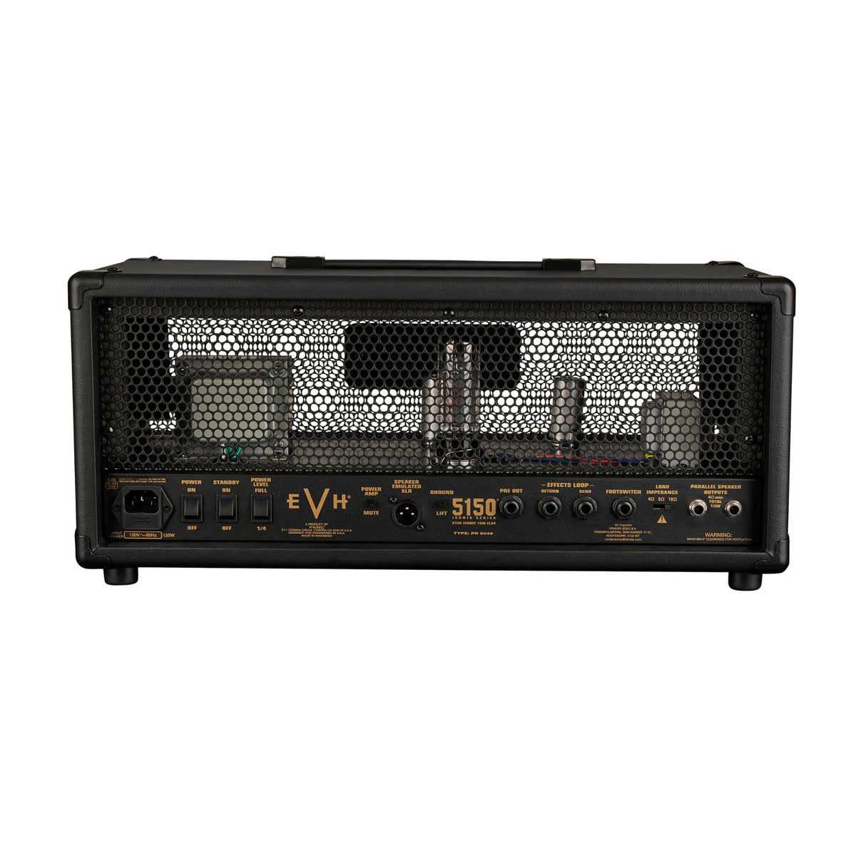 EVH 5150 Iconic Series 15W Guitar Amplifier Head with EL34 Power Tube (Black)